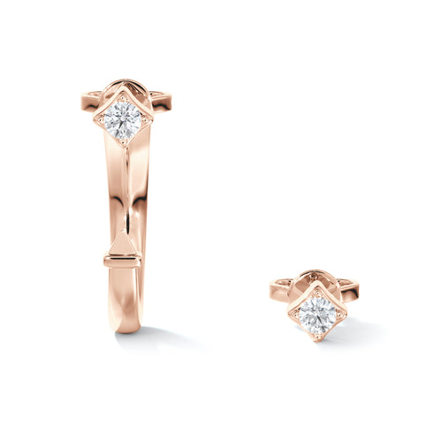 Forevermark Avaanti Asymmetric Arc Earring