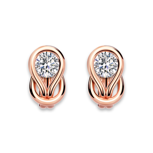 Encordia™ Solitaire Stud Earrings
